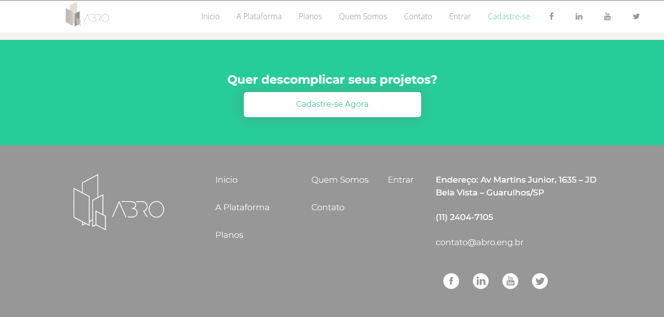 Abro Rodapé Principal