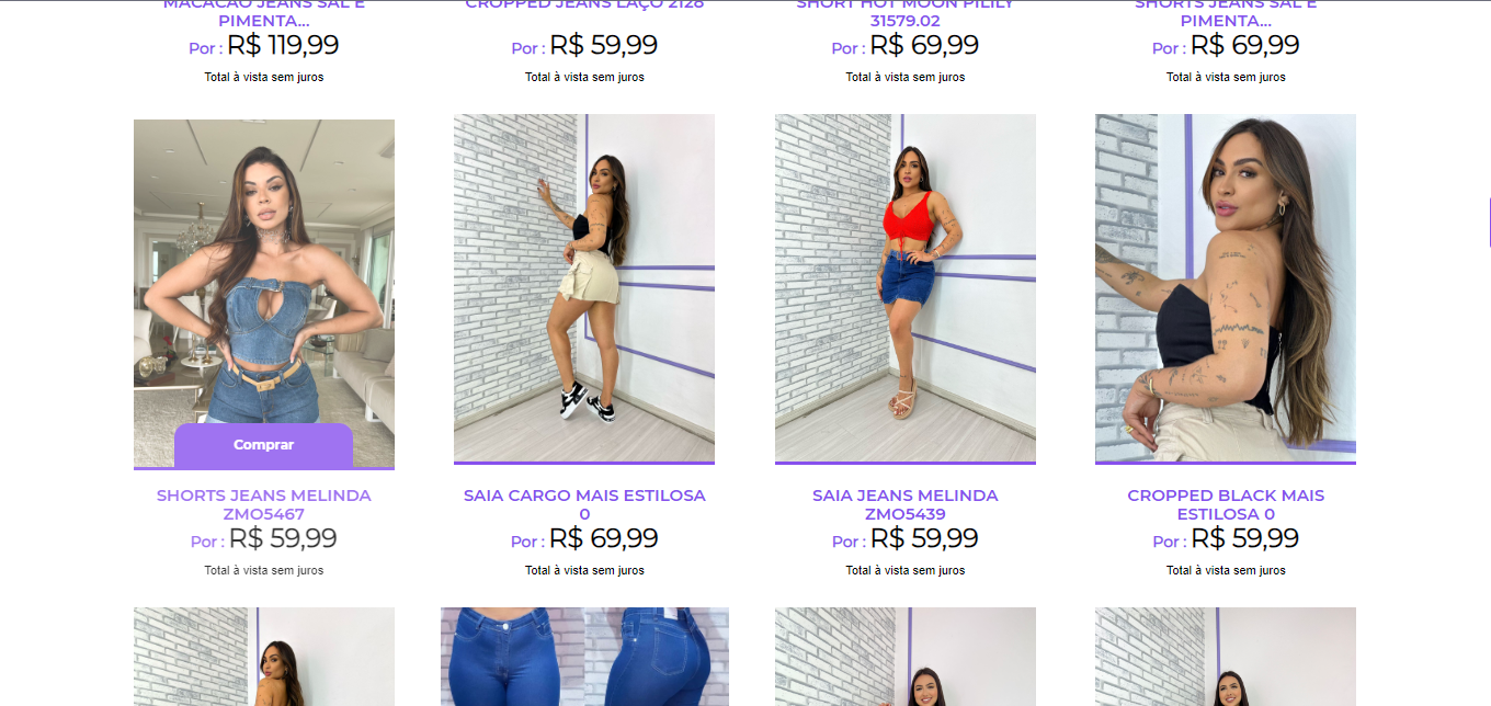 Disposição Produtos