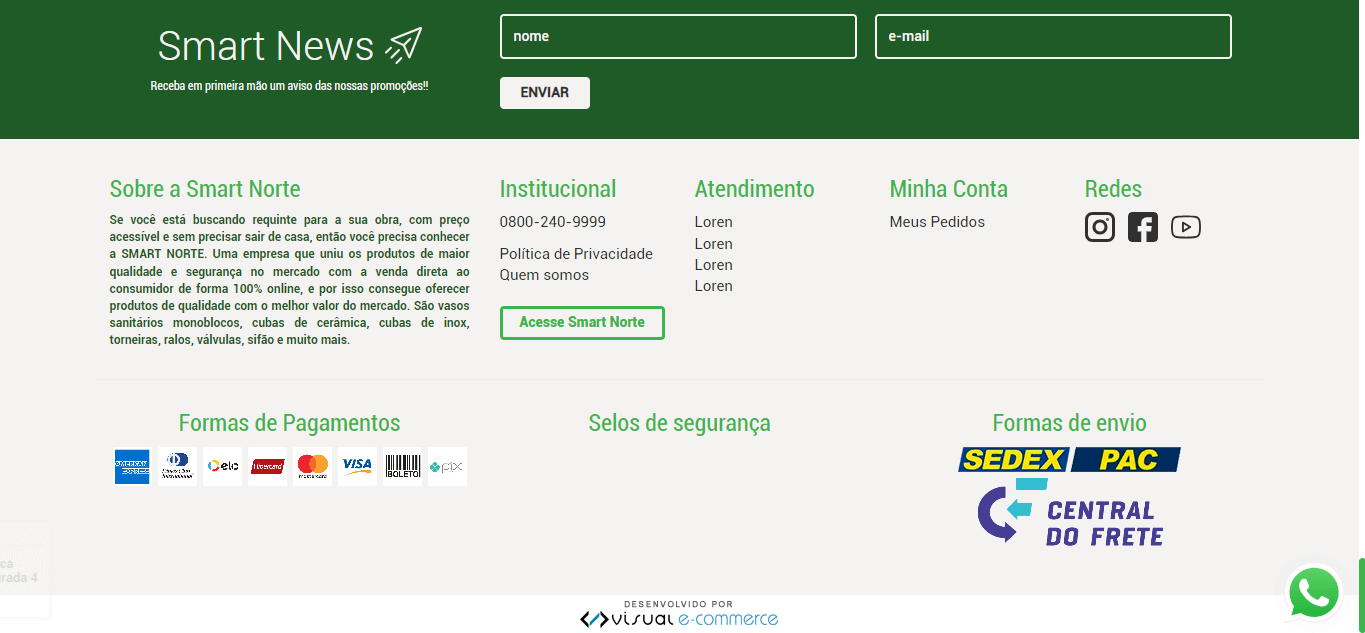 Página Princial Smart