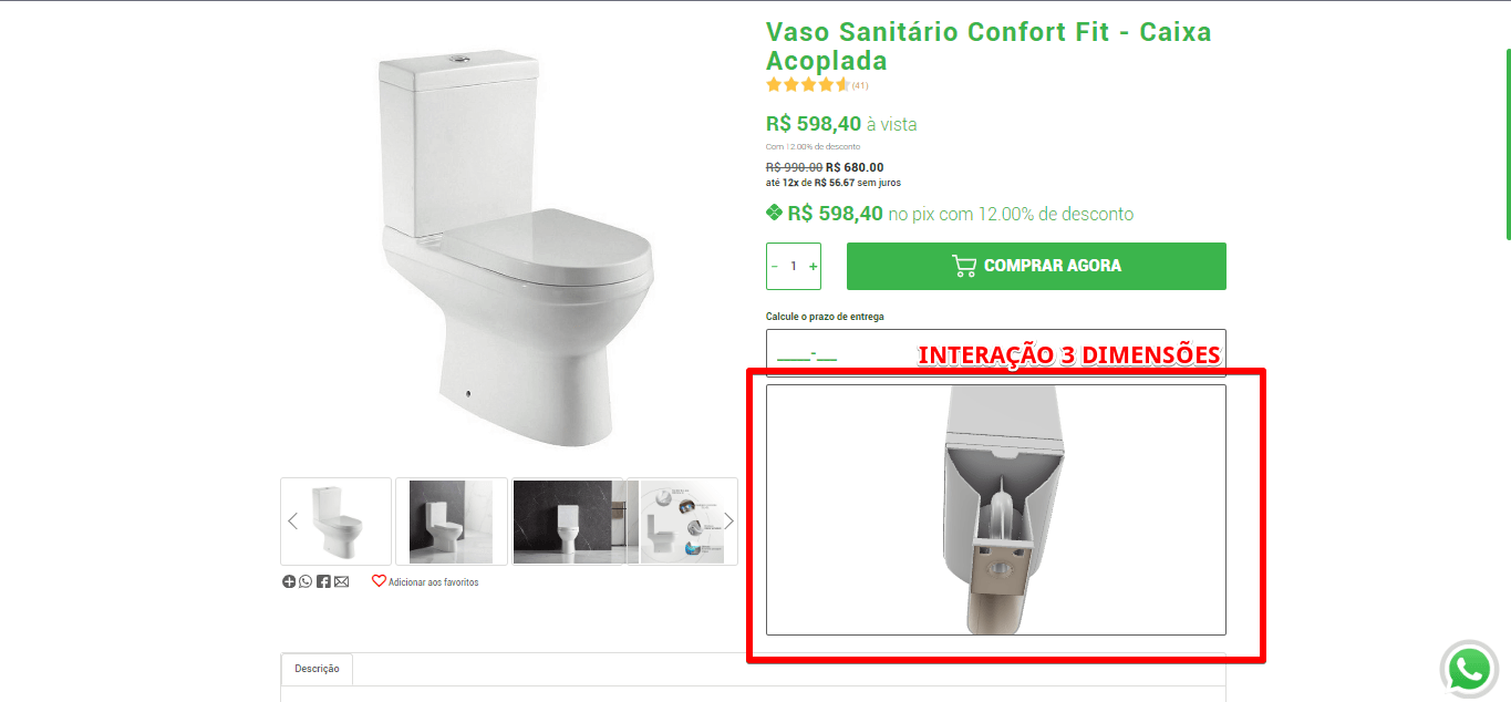 Página Produto