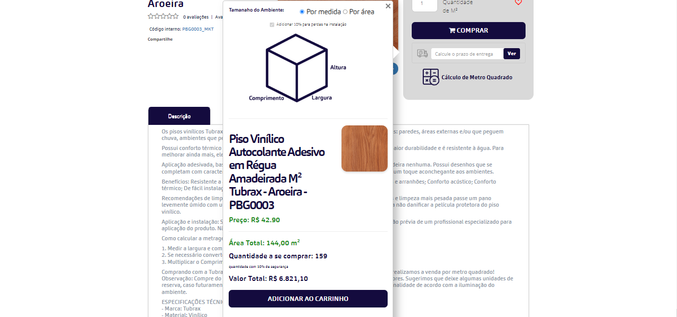 Cálculadora de medidas